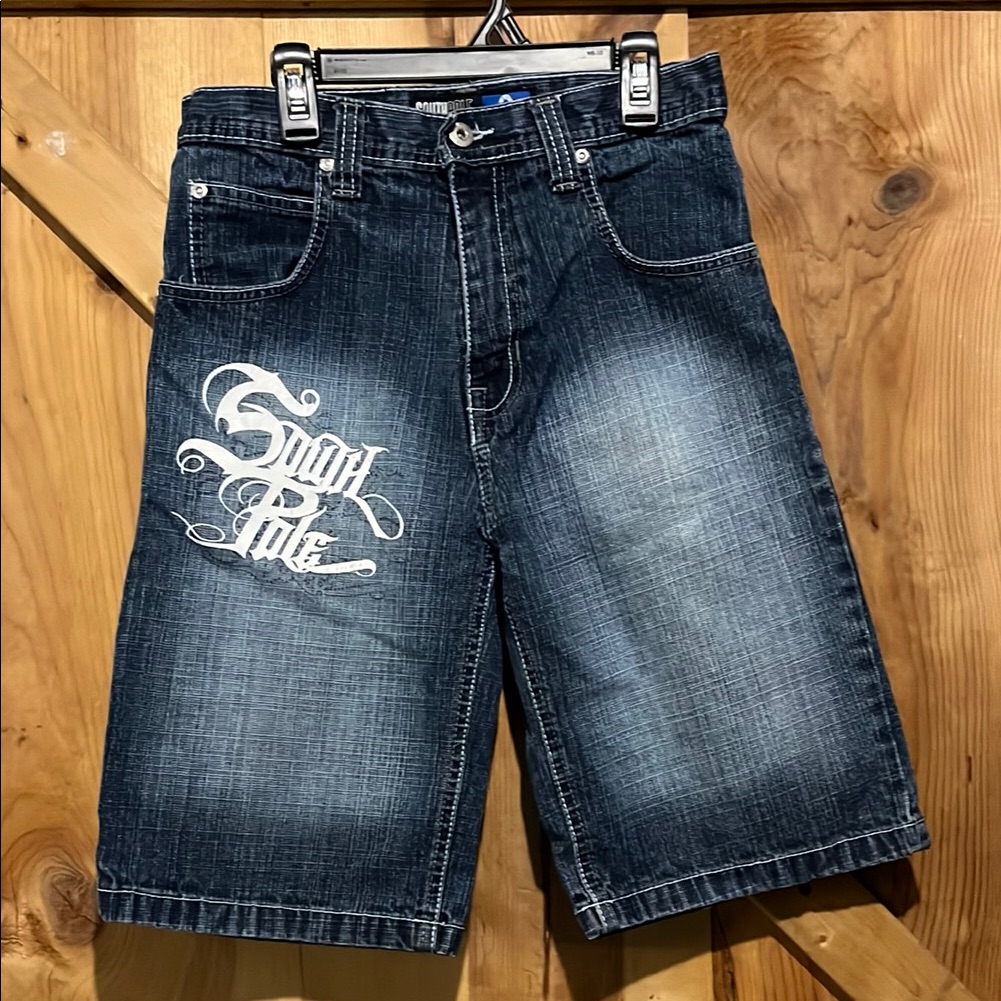 SportTek Blue Relaxed Fit Shorts With Graphic Detail